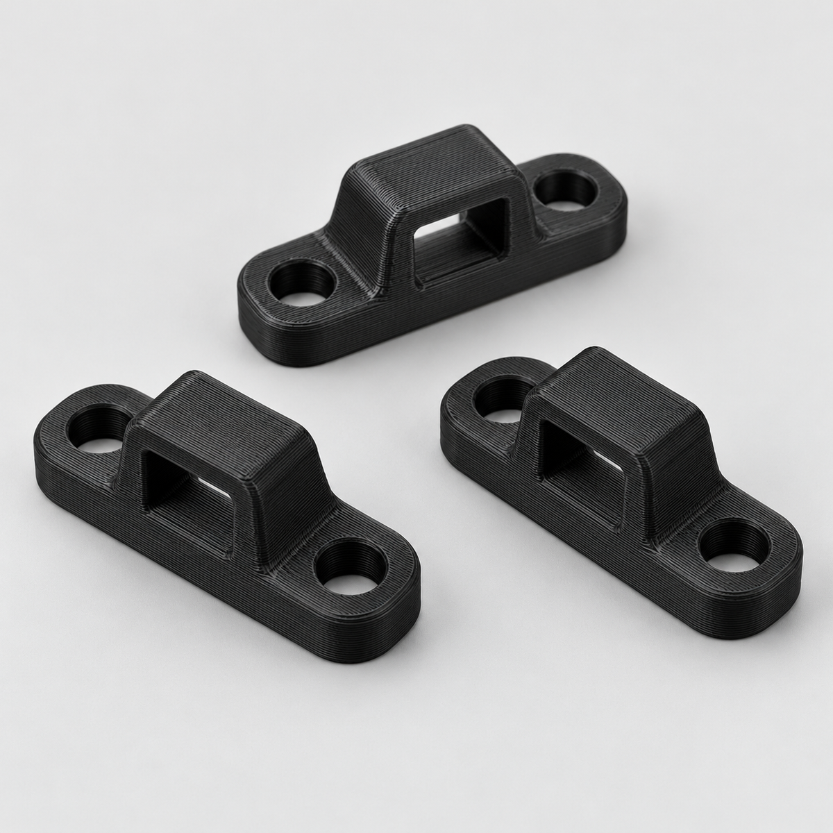 AI-generated product illustration: Screw-Down Cable Tie Anchor Mounts
