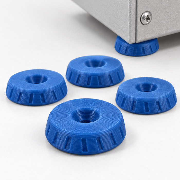 Blue TPU Anti-Vibration Equipment Feet