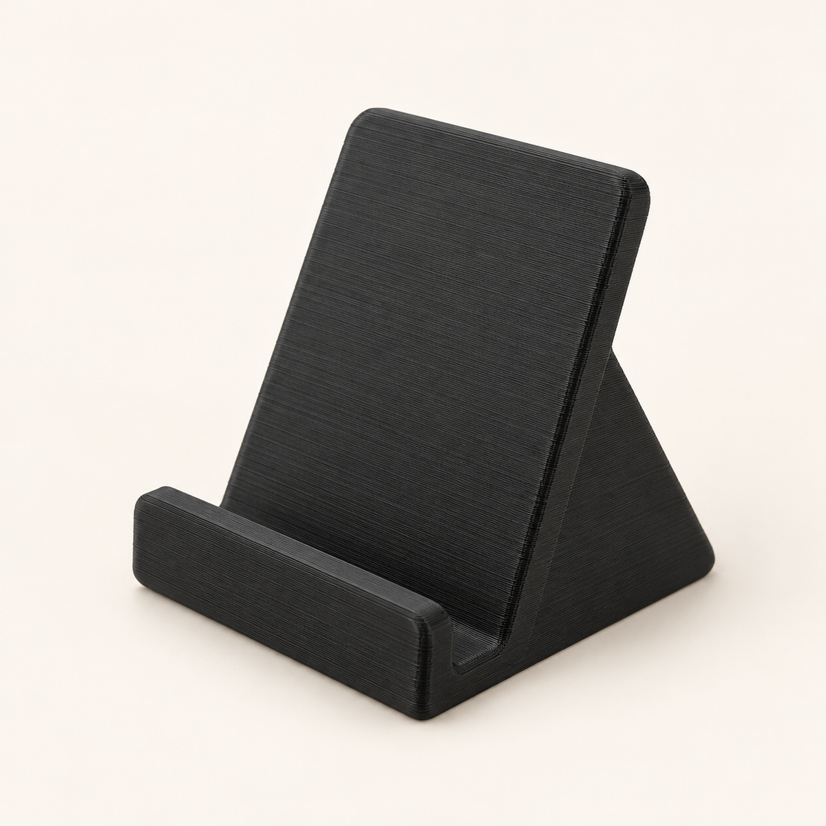 AI-generated illustration of black Desktop Phone Stands